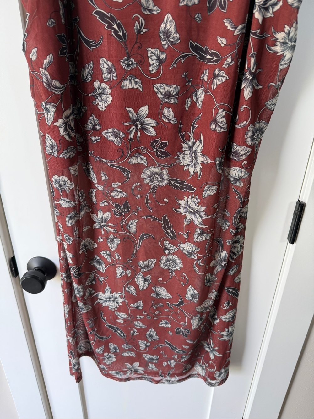 NWT Anthropologie Maeve Plus Midi Skirt Floral Mesh 2X - Picture 2 of 9